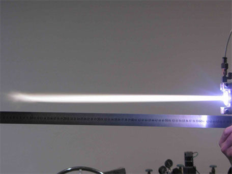 成都一家本土企業通過自主創新，研制出了可以廣泛應用于眾多工業領域的基礎熱源——層流電弧等離子束。（資料圖）